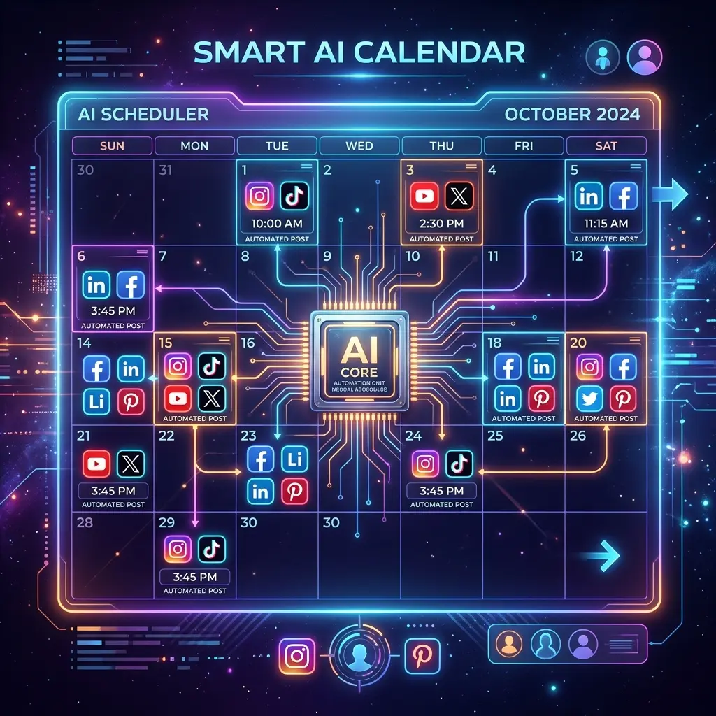 How AI Simplifies Social Media Scheduling