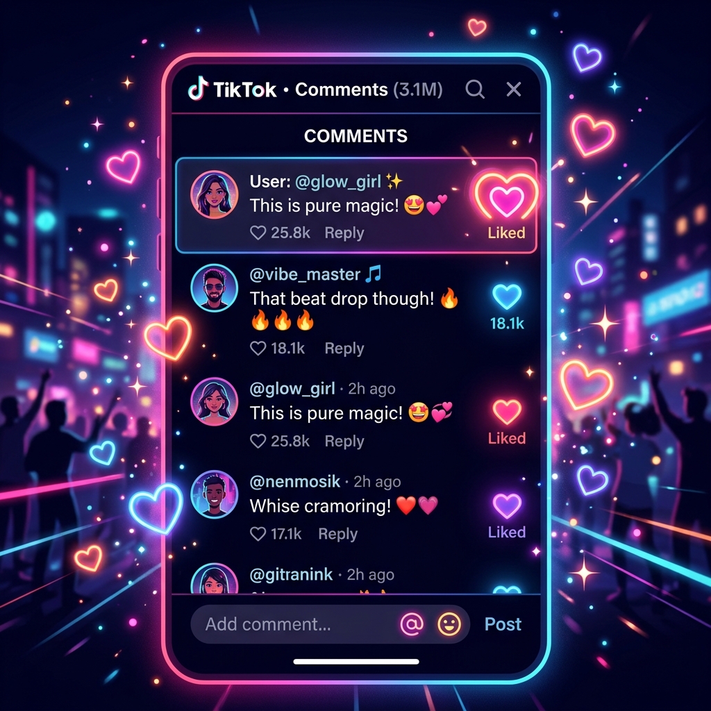 TikTok Liked Comments